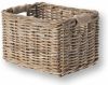 Basil Rotan fietsmand Dorset medium nature grijs Beige online kopen