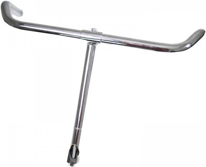 TOM Stuur omafiets 22.2 / 540 / 22.2 mm chroom - Fietskopen.shop