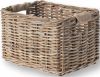 Basil Rotan fietsmand Dorset medium nature grijs Beige online kopen