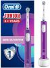Oral-B Oral b Elektrische Tandenborstel Junior 6+ Paars 1 Poetsstand online kopen