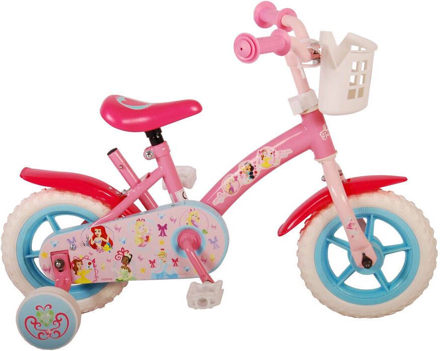 Disney Meisjesfiets Princess 10 Inch 18 Cm Meisjes Doortrapper Roze online kopen