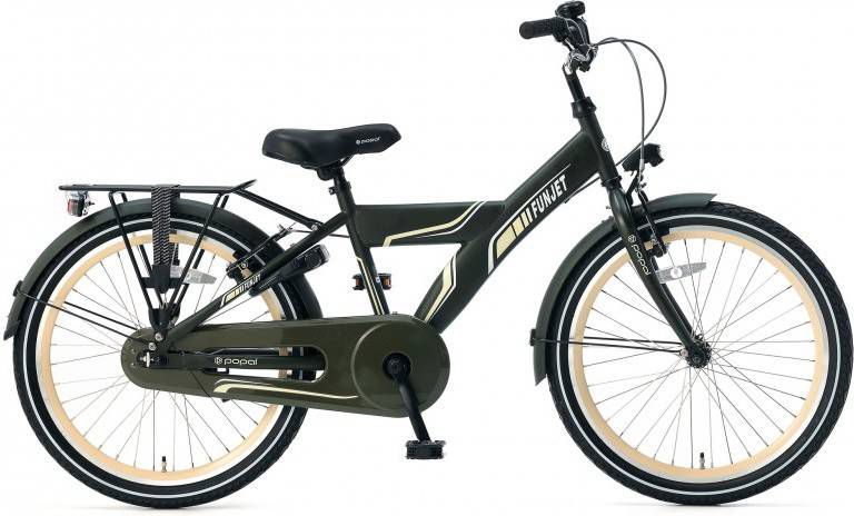Popal Jongensfiets Funjet X 22 Inch 34 Cm Jongens Terugtraprem Legergroen -  Fietskopen.shop