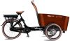 Vogue Elektrische Bakfiets Carry 3 26 Inch 48 Cm Unisex 7v Rollerbrake Matzwart/bruin online kopen