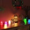VIDAXL Theelichtjes 12 st LED vlamloos elektrisch meerkleurig online kopen