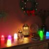 VIDAXL Theelichtjes 24 st LED vlamloos elektrisch meerkleurig online kopen
