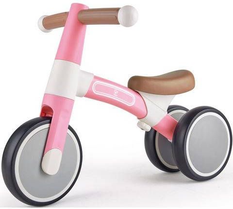 Hape Driewieler Mijn eerste loop driewieler, roze met licht aluminiumframe online kopen