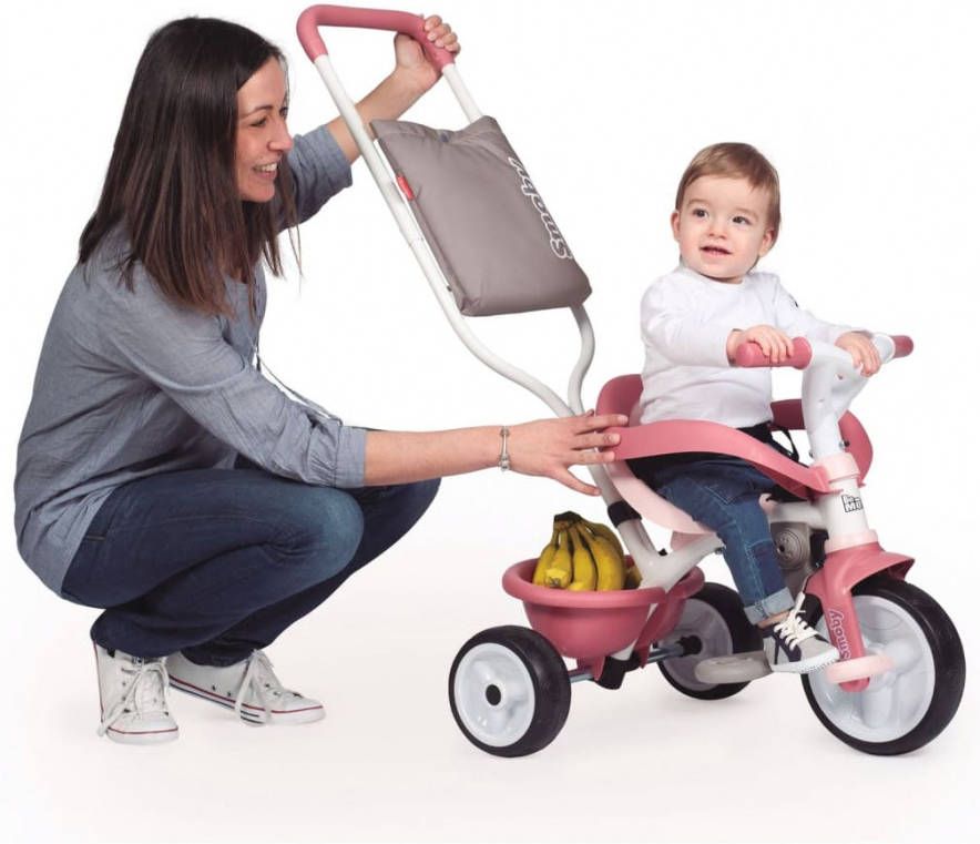 Smoby Babydriewieler Be Move Comfort roze online kopen