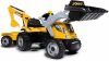 Smoby Traktor Builder Max met lepel, laadschop en aanhangwagen geel online kopen